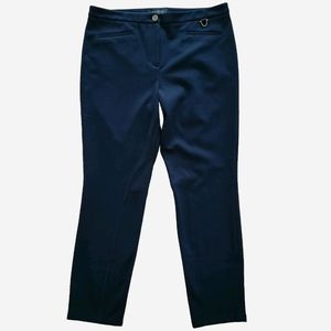 Talbots Pants Dalton Black Stretch Equestrian Dress Slim Leg Classic Size 10P